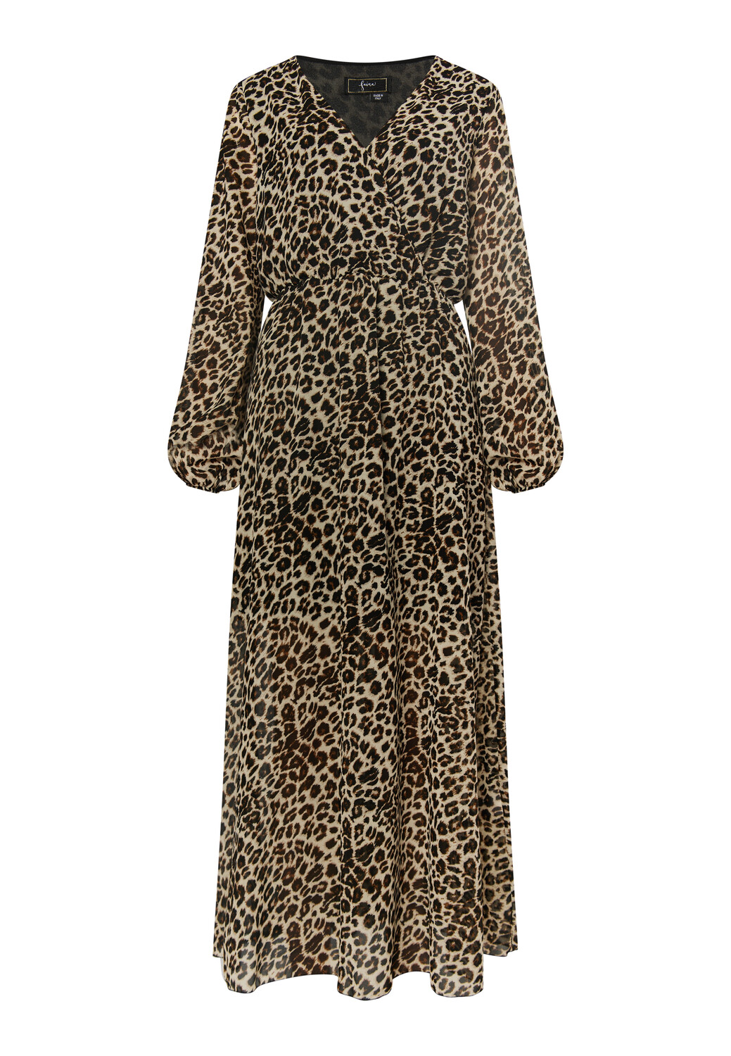 

Платье faina Maxi Mit Leoprint, бежевый