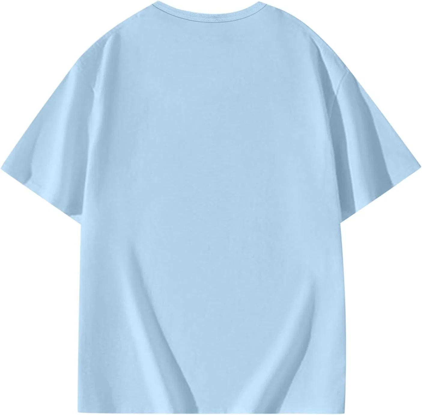 Футболка детская оверсайз, Drop Shoulder, Generic, Z#02 Blue — фото 4