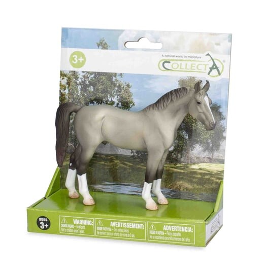 

Collecta, Коллекционные фигурки, Лошадь на платформе, Серый жеребец Маривари