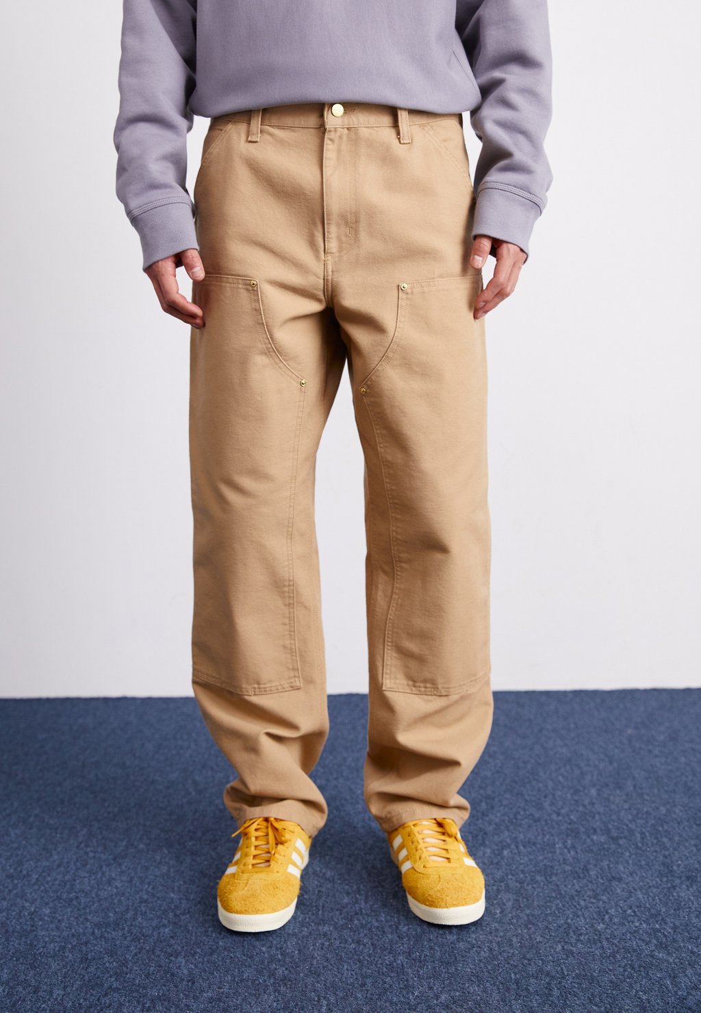 

Брюки DOUBLE KNEE PANT Carhartt WIP, бежевый