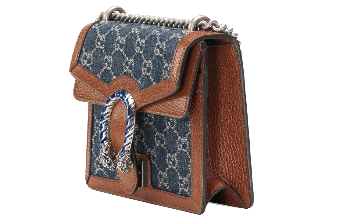 Женская поясная сумка Gucci Dionysus с джинсовой отделкой — фото 2