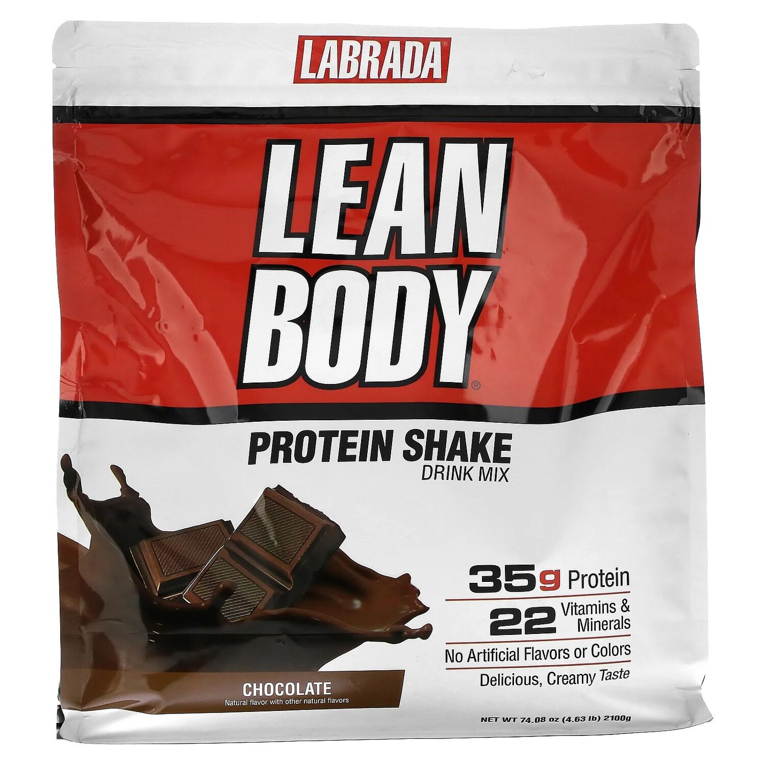 

Labrada Nutrition Lean Body высокопротеиновый коктейль заменитель пищи шоколад 4,63 фунта (2100 г)