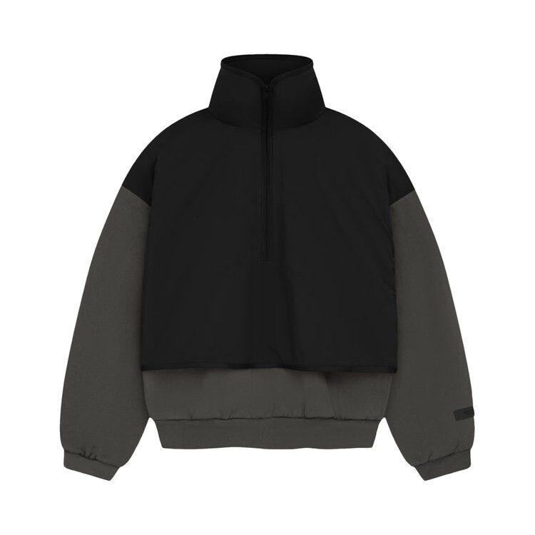 

Свитер Fear of God Essentials Kids Nylon Fleece Mockneck Sweater, цвет Ink/Jet Black