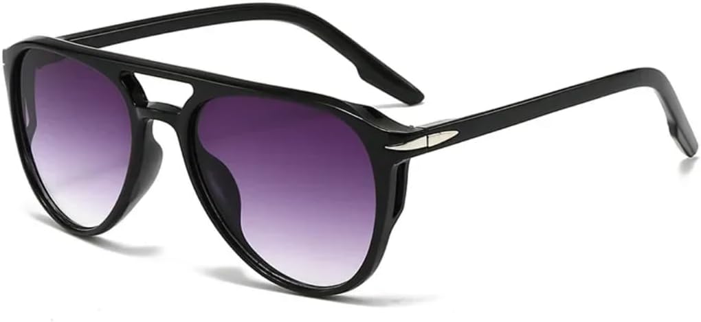 

Винтажные солнцезащитные очки с заклепками большого размера для женщин и мужчин в стиле панк, в крупной оправе, роскошные очки с защитой от УФ-излучения UV400 VFDHN, Black Gray