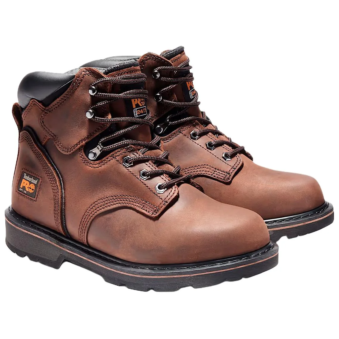 Timberland Pit Boss Safety Shoes мужские коричневые — фото 3