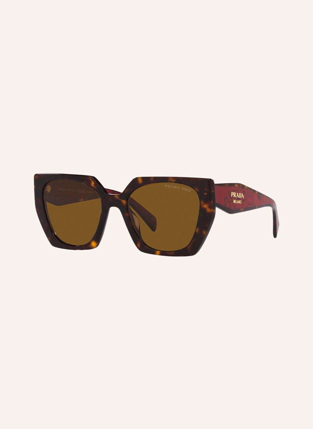 

Солнцезащитные очки 0pr15ws PRADA, цвет 2AU5Y1 - HAVANA/GRAU POLARISIERT