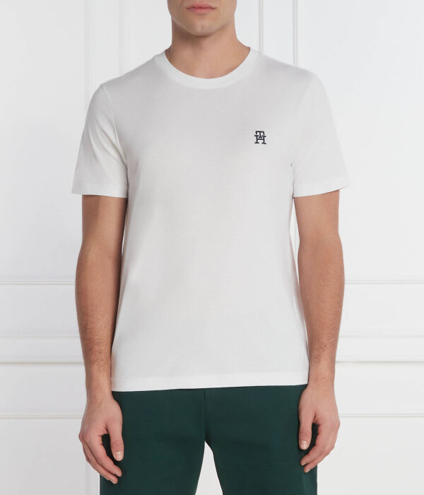 

Футболка монограмма imd tee Regular fit Tommy Hilfiger, белый