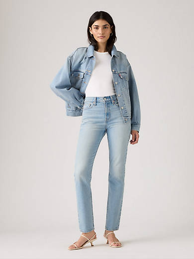 

Женские джинсы Wedgie Slim Fit Levi's, цвет First in Line - Light Wash