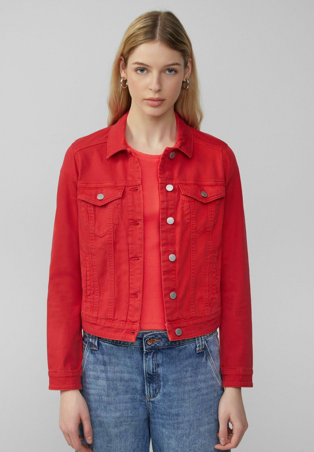 

Джинсовая куртка COLOURDENIMJACKE QS, красный