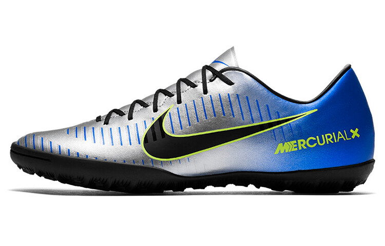 

Футбольные бутсы Mercurial мужские с низким верхом, синие/серебристые Nike