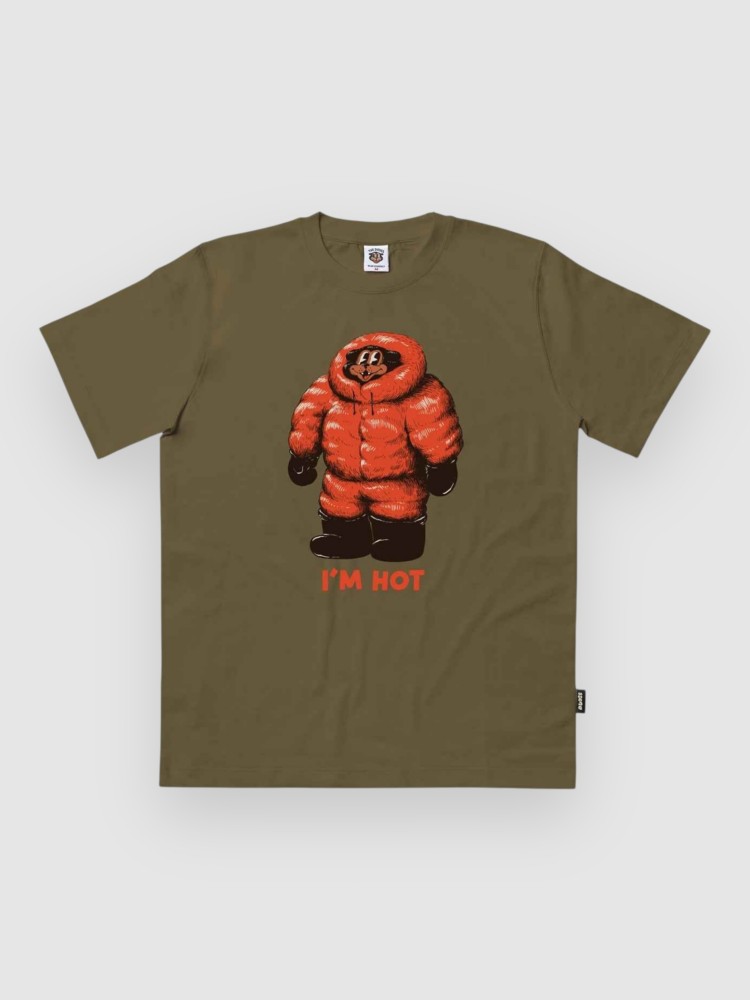 

Футболка The Dudes Im Hot Classic T-Shirt, british khaki, Хаки, Футболка The Dudes Im Hot Classic T-Shirt, british khaki