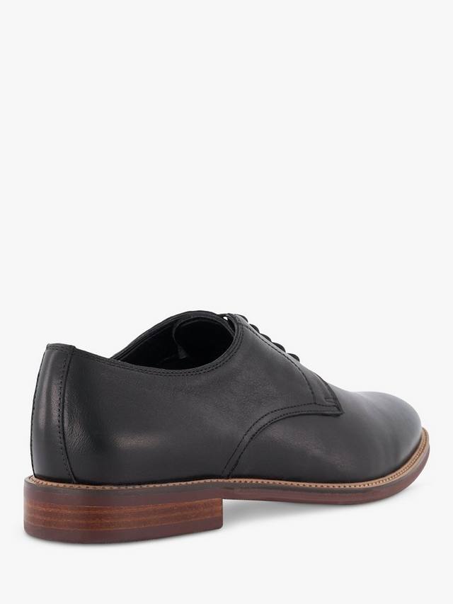 Кожаные туфли на шнуровке stanley широкого покроя Dune, цвет Black-leather — фото 3