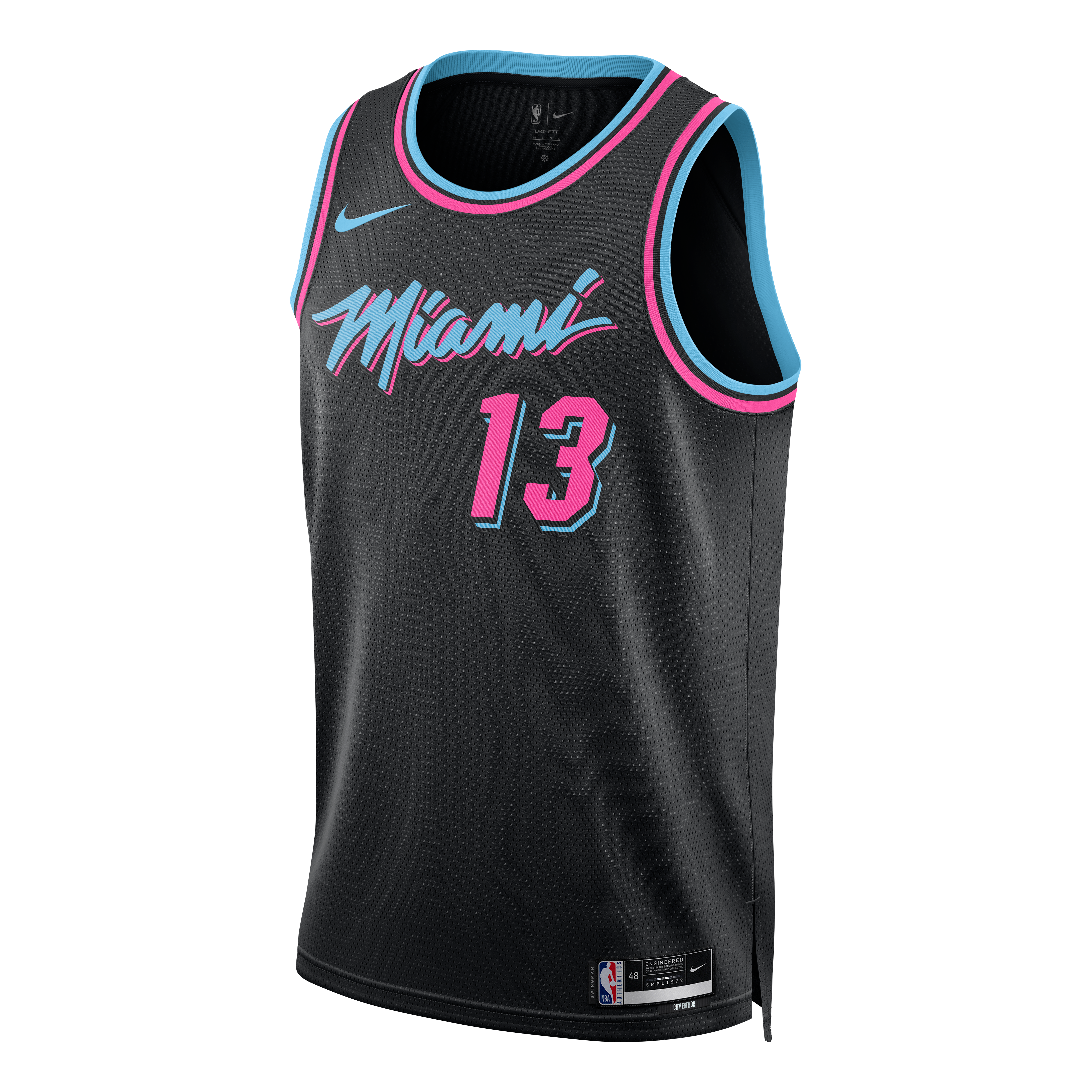 

Джерси Nike Bam Adebayo Miami Heat City Edition NBA Swingman, цвет 'Black'