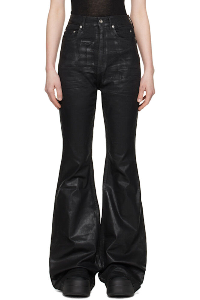 

Черные джинсы Hollywood Bolan Bootcut Rick Owens DRKSHDW