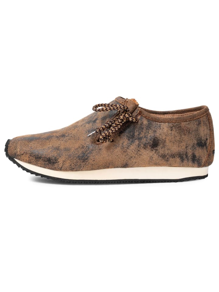 PAULGOS Кроссовки Haferlschuh Trachten Schnürschuh Echtleder цвета Whiskybraun — фото 2
