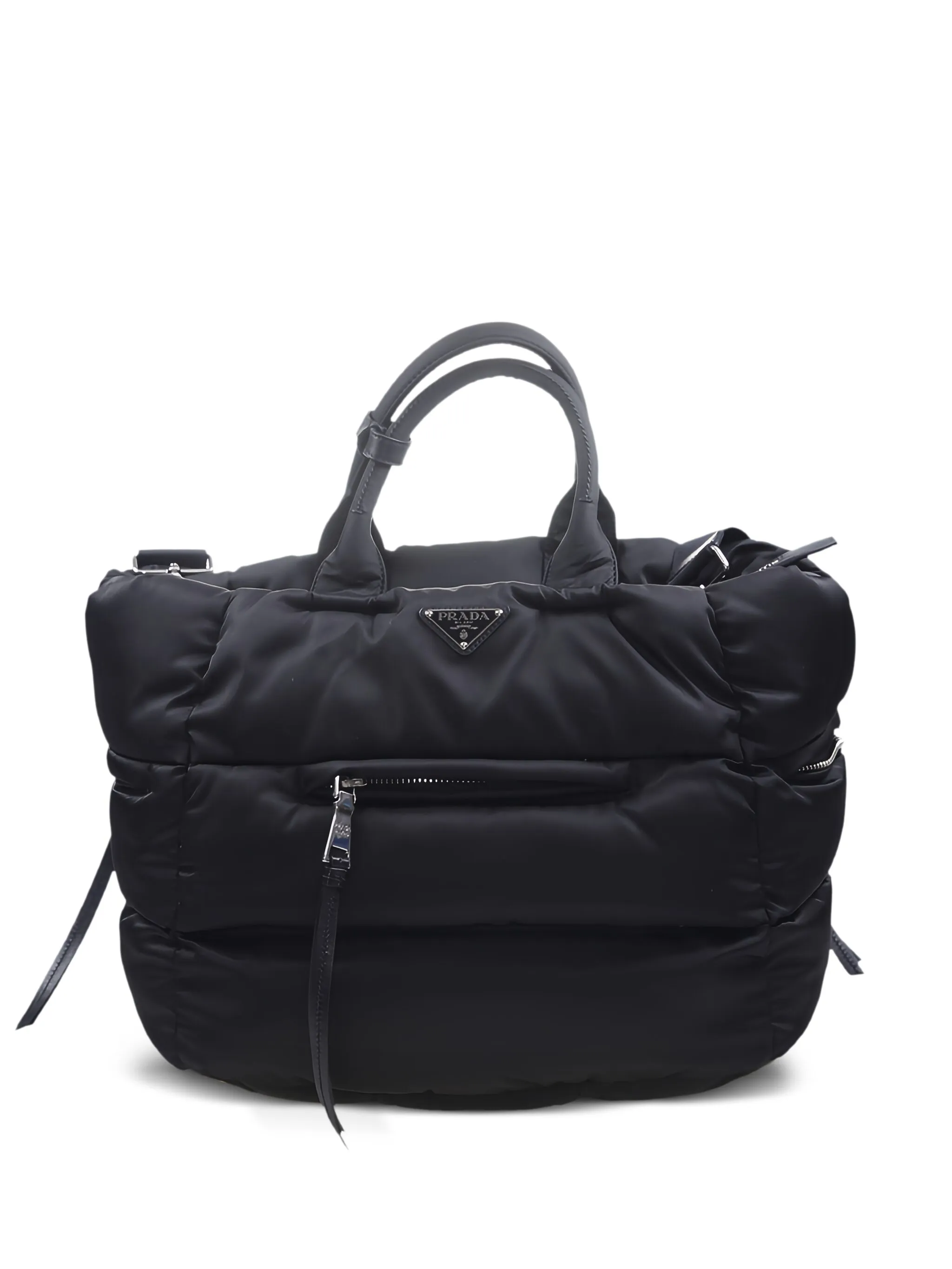 

Стеганая сумка на плечо Prada, черный