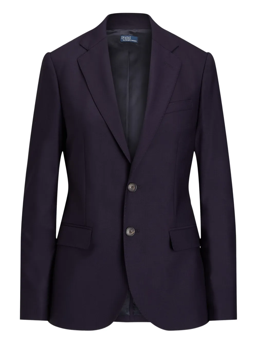 

Эластичный шерстяной пиджак с двумя пуговицами POLO RALPH LAUREN, синий