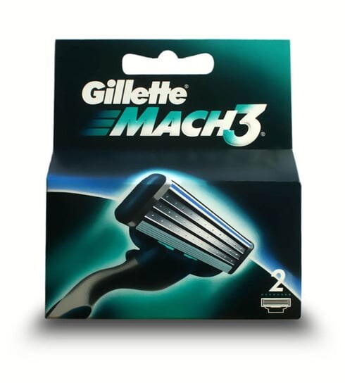 

Бритвенные патроны, 2 шт. Gillette, Mach 3