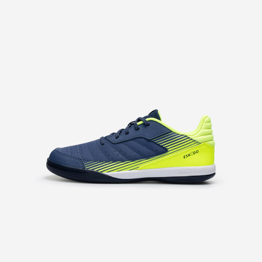 

KIPSTA Детские бутсы для мини-футбола Futsal - Eskudo 500 сине-желтые