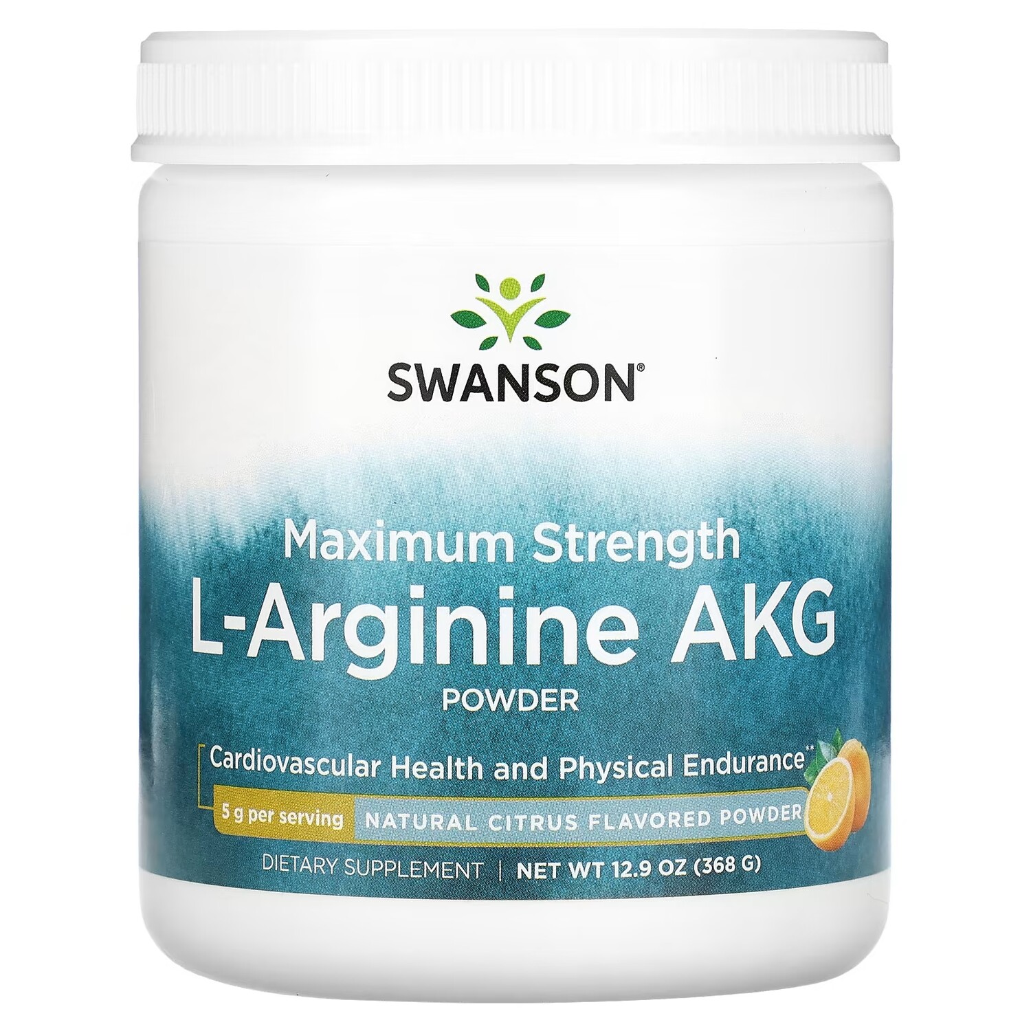 

L-аргинин AKG Swanson Powder Natural Citrus, 368 г