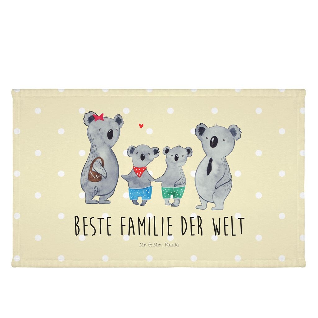 

Гостевое полотенце Mr. & Mrs. Panda Koala Family Two — желтая пастель — подарок, брат, дедушка, любимая семья, семейное время, семейная жизнь, спортивное полотенце, детское полотенце, белый
