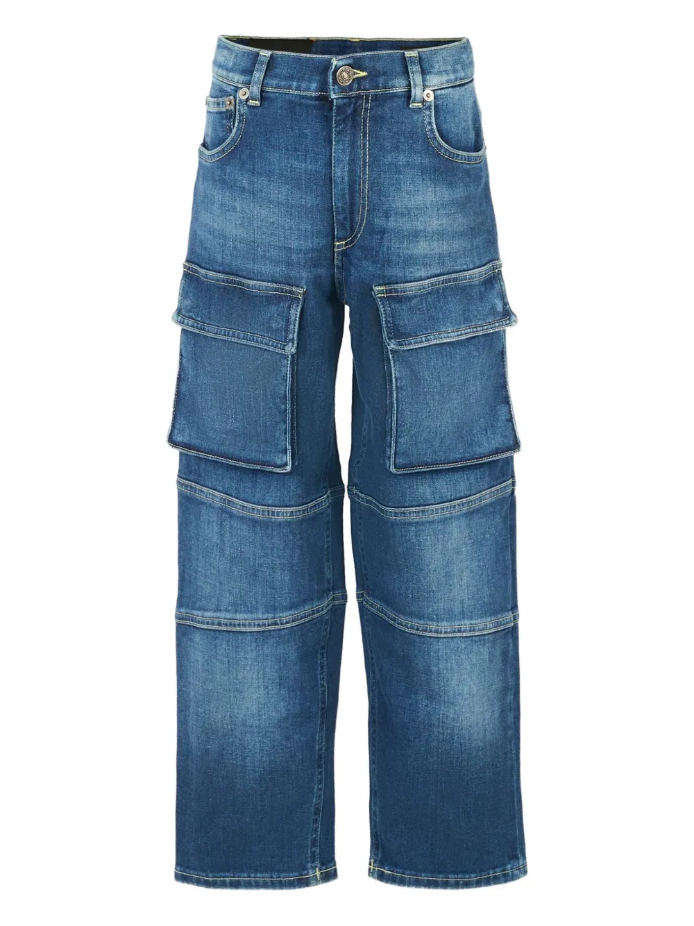 

Джинсы с карманами карго Dondup Kids, синий