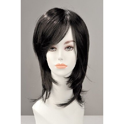 

Длинный парик брюнет с прядью Blender/Strand World Wigs