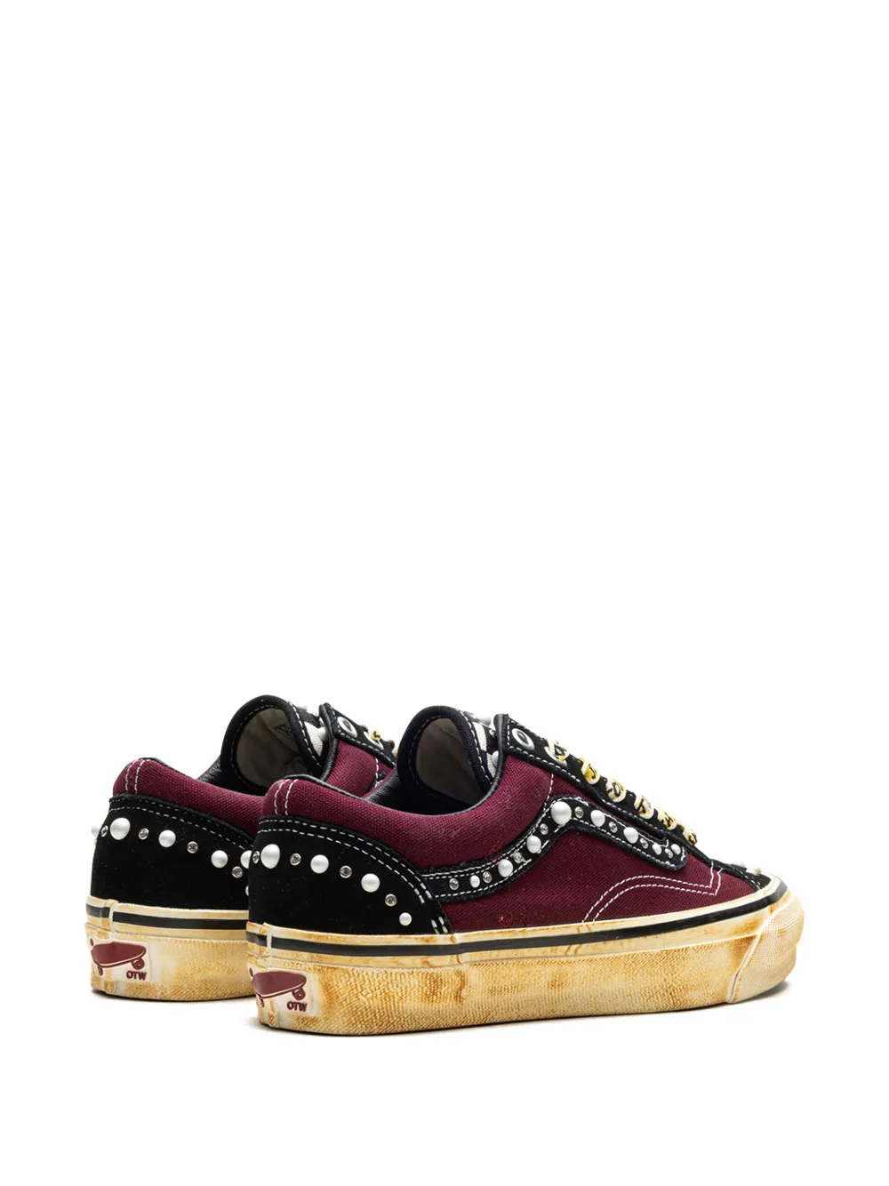 Кеды OTW Old Skool Reissue 36 из коллаборации с Satoshi Nakamoto Vans, красный — фото 3