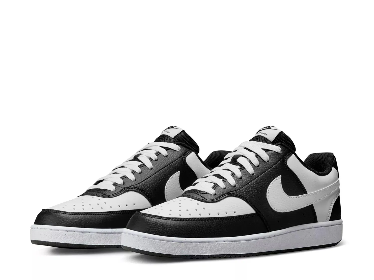 Кроссовки Nike Court Vision Low Next Nature — мужские, белые/черные — фото 3