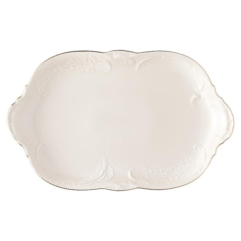 

Золотая тарелка Сан-Суси, слоновая кость, 39 x 24,5 см Rosenthal, бежевый