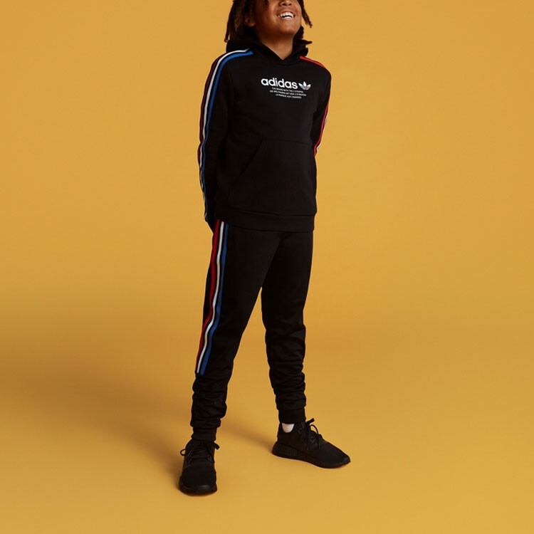 Детская толстовка Adidas Originals, цвет Black — фото 3