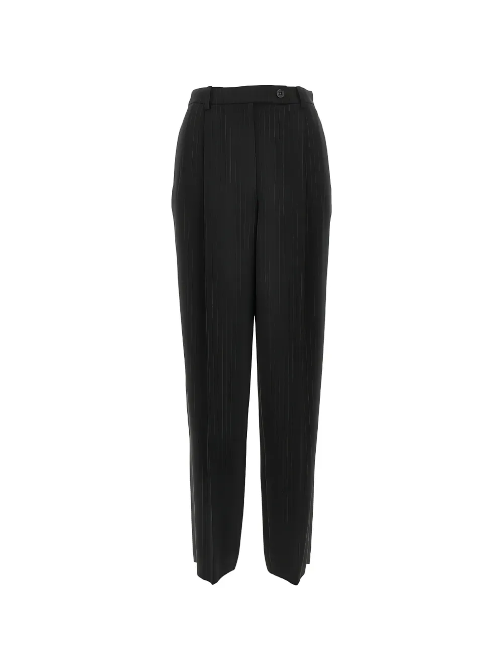 Брюки в полоску EMPORIO ARMANI, черный