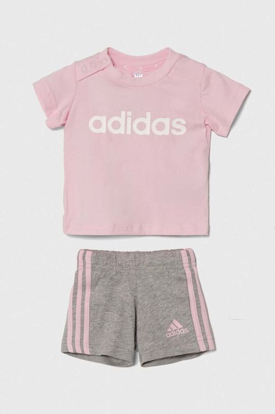 

Детский хлопковый комплект adidas, розовый