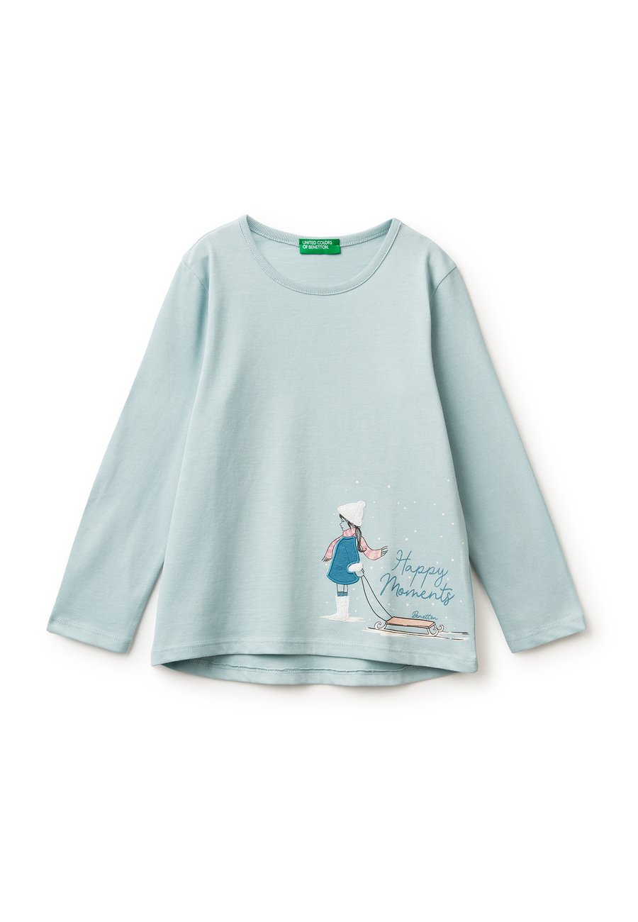 

Топ United Colors of Benetton Long sleeved top, Green/Light Green