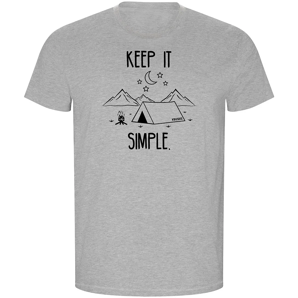 

Футболка с коротким рукавом Kruskis Keep It Simple ECO, серый