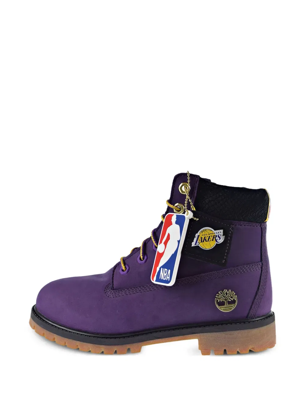 Ботинки Los Angeles Lakers 6-inch Premium из коллаборации с NBA Timberland Kids, фиолетовый