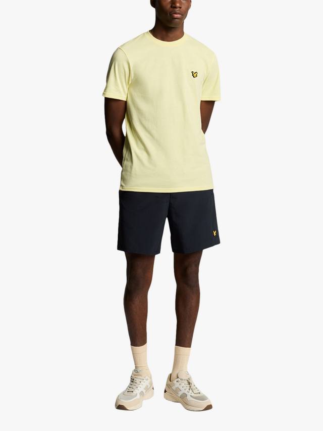 

Спортивные плавательные шорты с завязками Lyle & Scott, темно-синий