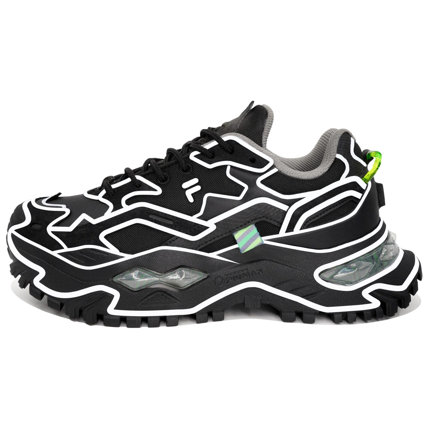 

Кроссовки FILA FUSION Chunky Sneakers Women's Low-top White/black, черный