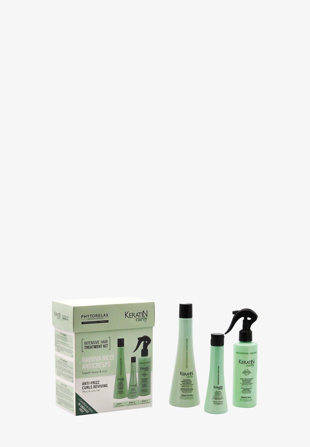 

Набор для волос Keratin Anti-Frizz Curls Reviving Treatment Kit (Revive Curls S Phytorelax, цвет not defined