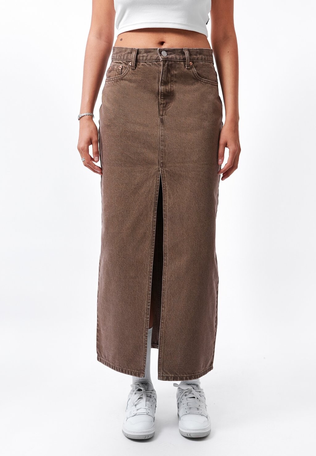 

Юбка макси MYRA Dr.Denim, цвет washed coffee