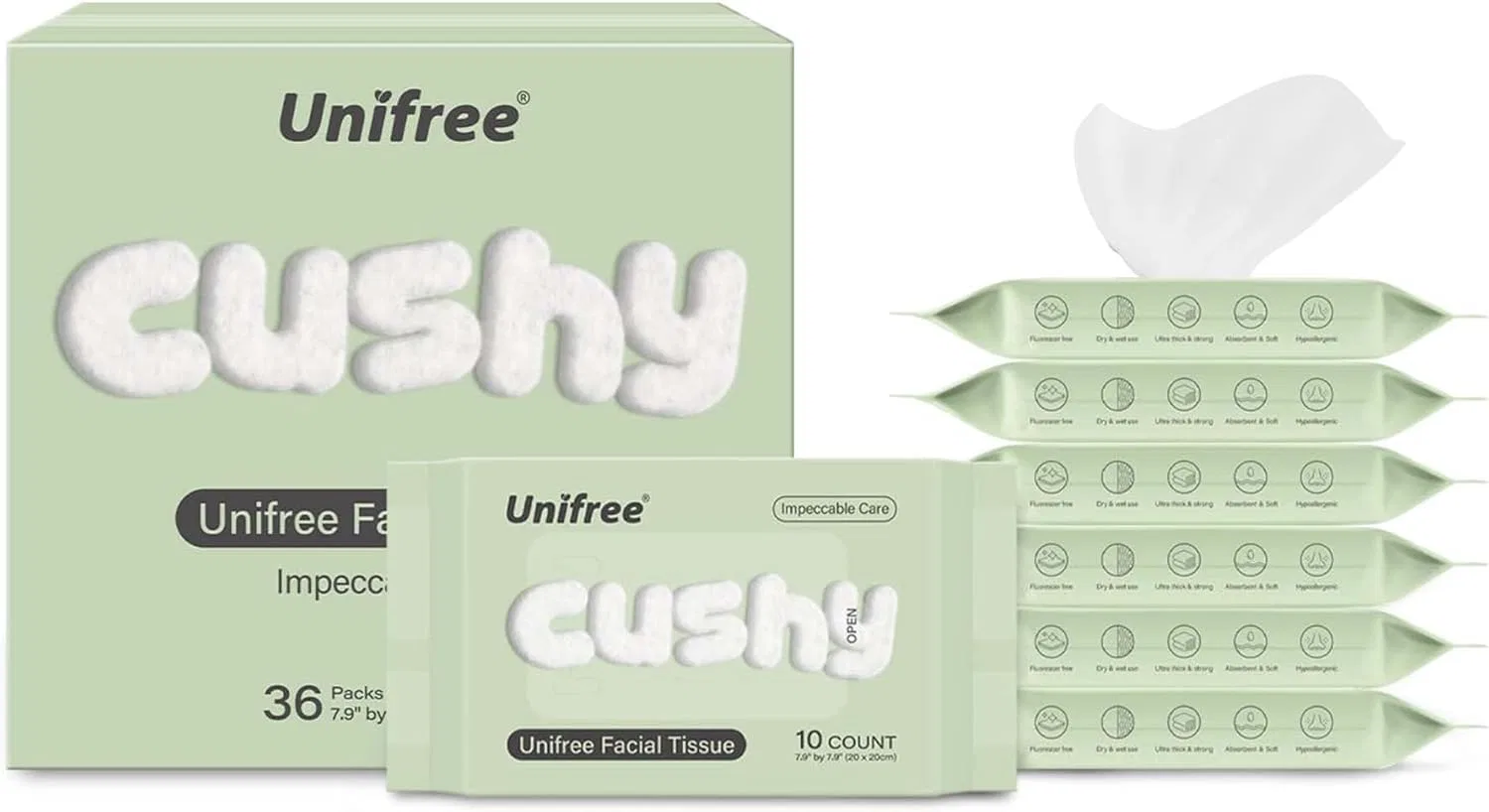 Средство для снятия макияжа Unifree — Салфетки для снятия макияжа