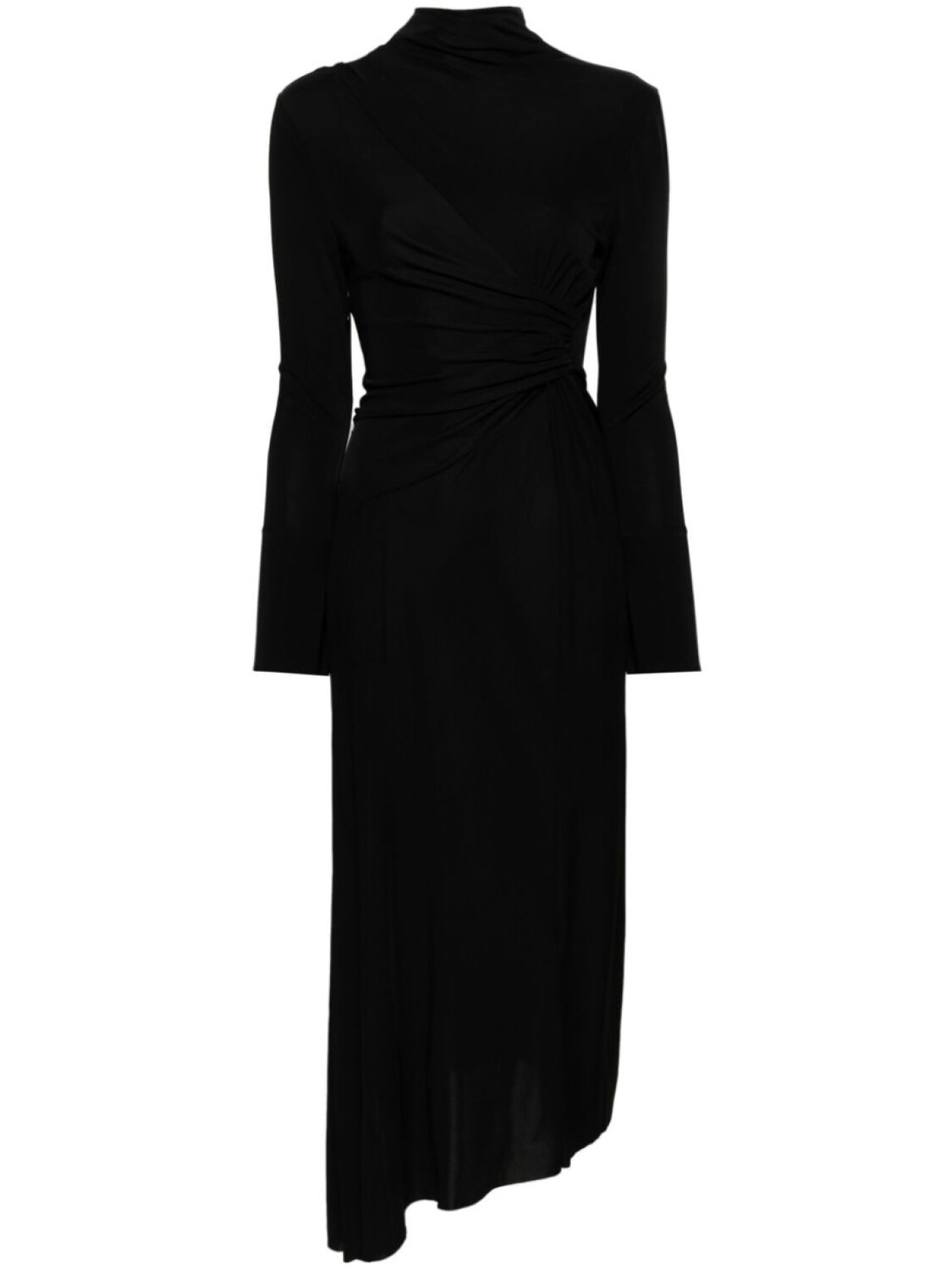 

Victoria Beckham платье миди с драпировкой, черный