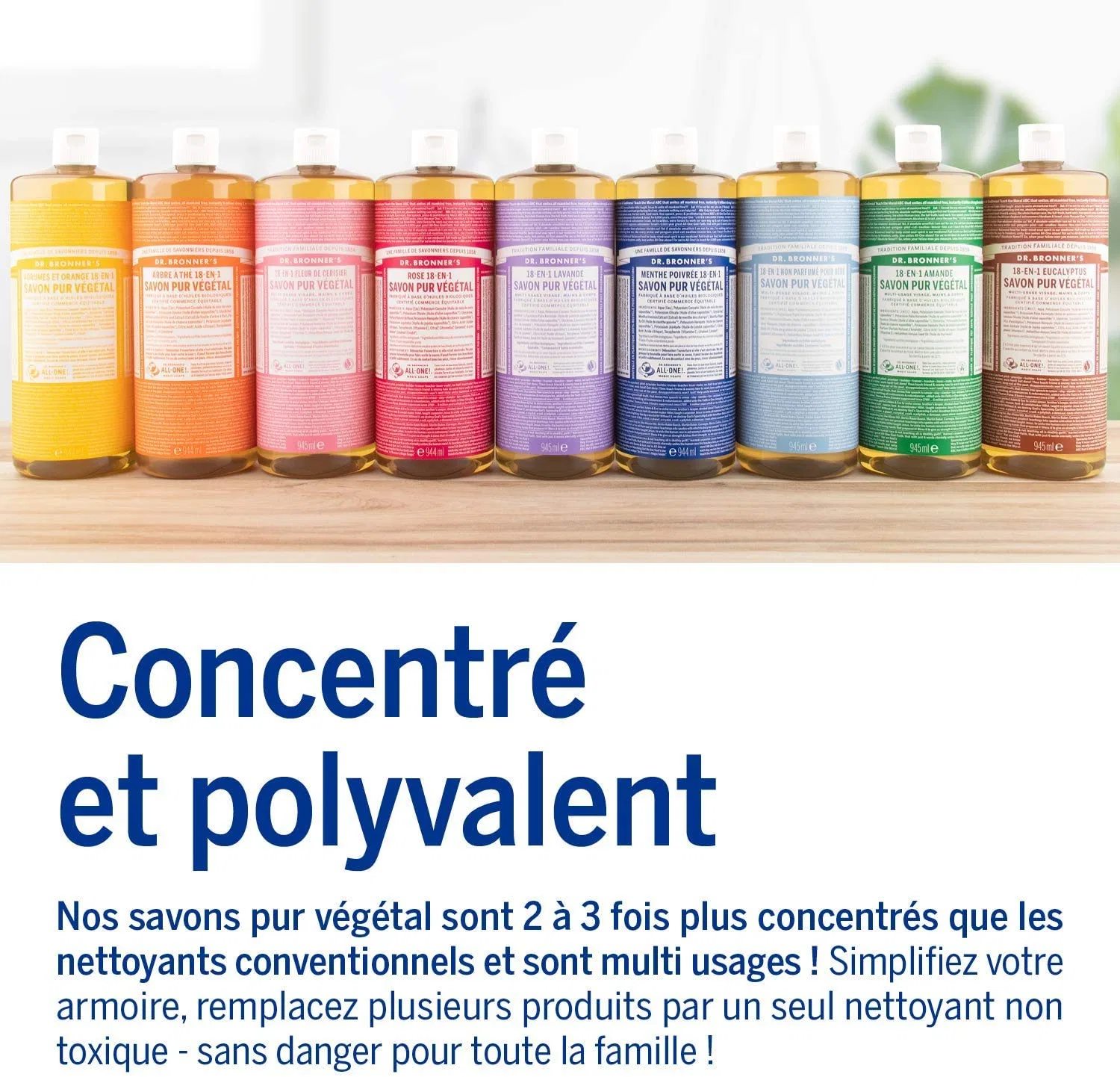 Органическое жидкое мыло «Lavender Pure Castil» от Dr. Bronner's, 946 мл Dr. Bronner'S — фото 3