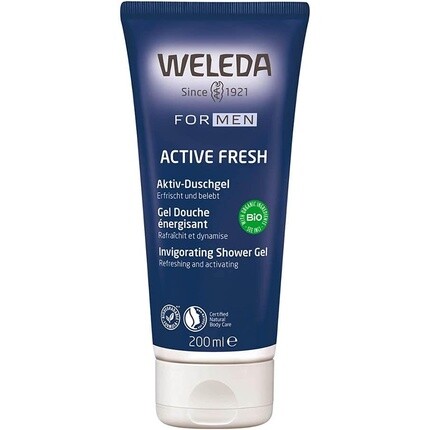 

Bio For Men Активный свежий гель для душа 200мл, Weleda