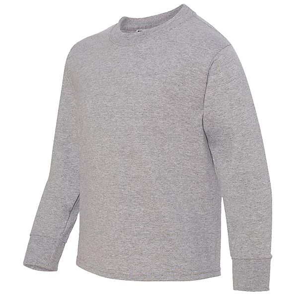 Футболка Dri-Power youth long sleeve 50/50 Jerzees, True Red — фото 4