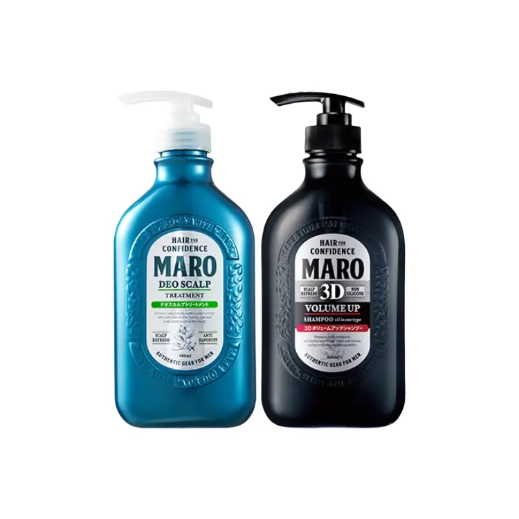 

Освежающее средство от перхоти, очищающее и контролирующее жирность волос, освежающий кондиционер для волос 480 мл + шампуни 480 мл Maro, two-piece set: 3d molon shampoo 460ml+men's refreshing hair conditioner 480ml