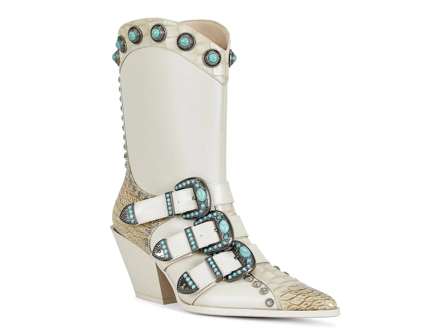Ботинки Azalea Wang Balmoral Cowboy Boot, серо-коричневый