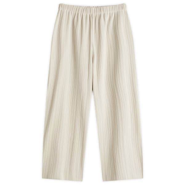 

Брюки со складками Pleats Please Issey Miyake, белый