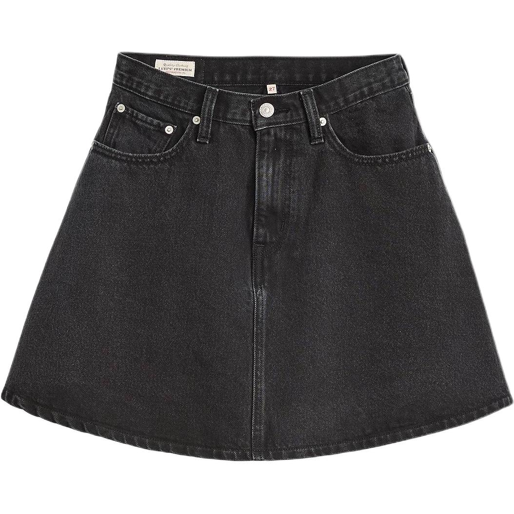

Levis Джинсовая короткая юбка levi's женская black