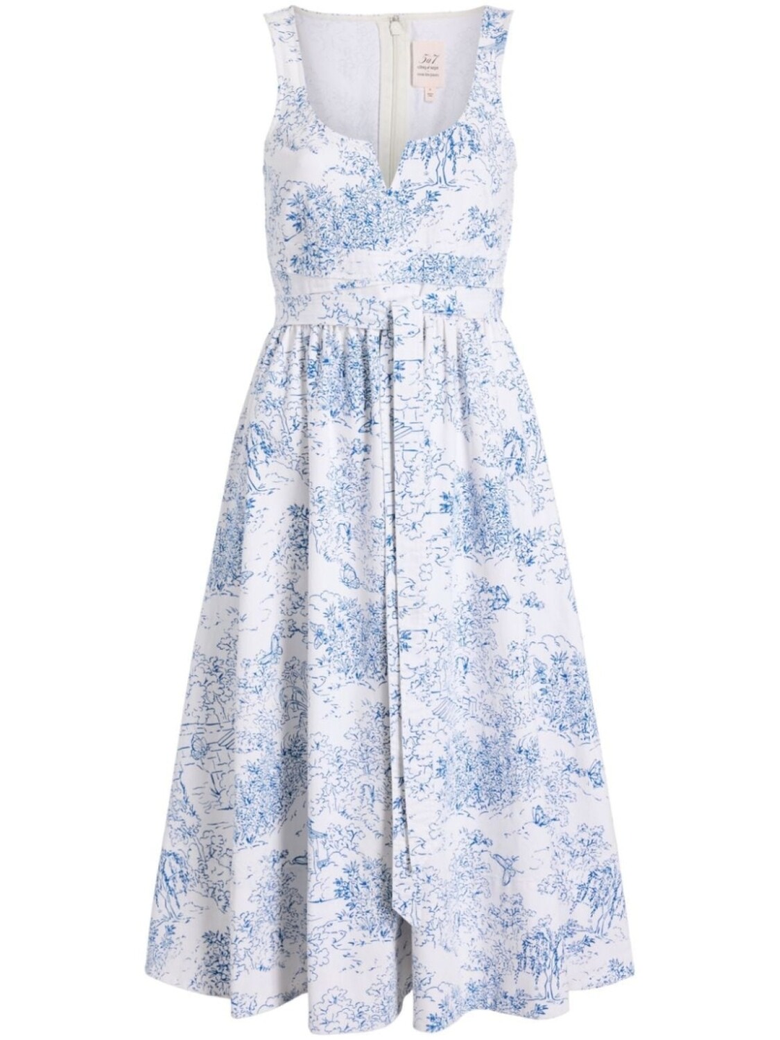 

Cinq A Sept платье Garden Toile Ebba, синий